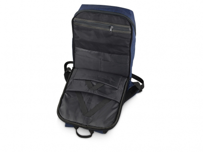 Рюкзак Bronn с отделением для ноутбука 15.6", синий, открытый