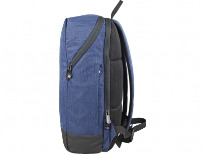 Рюкзак Bronn с отделением для ноутбука 15.6", синий, сбоку