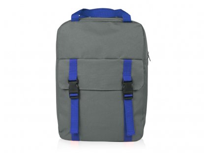 Рюкзак Lock с отделением для ноутбука, синий, спереди