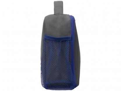 Изотермическая сумка-холодильник Breeze для ланч бокса, синяя, сбоку