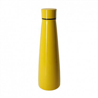 Термобутылка для напитков N-shape, желтая
