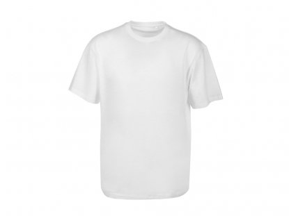 Футболка из текстурного джерси Portofino, унисекс, белая