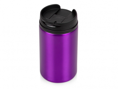 Термокружка Jar, фиолетовая, вид сверху