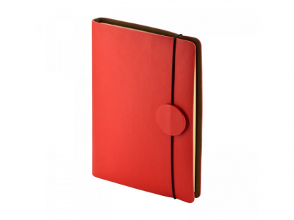Ежедневник недатированный А5 Palermo, красный, вид сбоку
