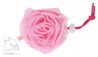 Складная сумка для шопинга в чехле в виде цветка розы, сложенная