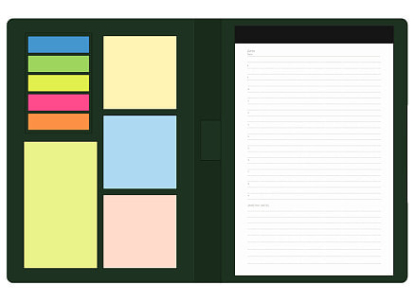 Блокнот А5 Tasmania, зеленый
