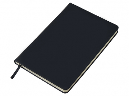 Бизнес-блокнот А5 С3 soft-touch с магнитным держателем для ручки, черный