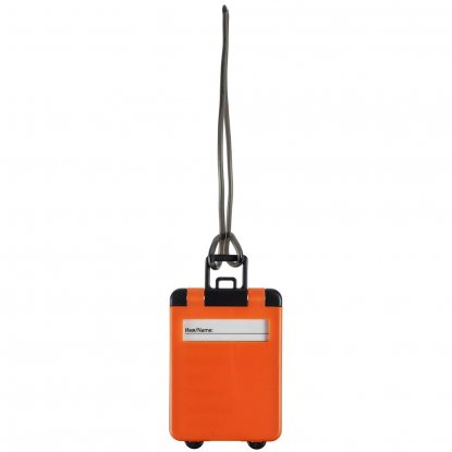 Бирка для багажа Trolley, оранжевая