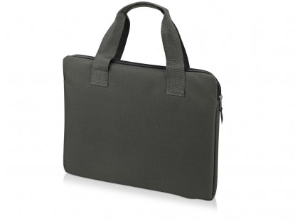 Конференц сумка для документов Session, чёрная, вид сзади