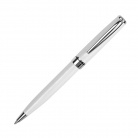 Шариковая ручка Tesoro, белая, вид сзади
