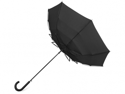 Зонт-трость Wind, черный, вывернут