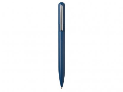 Блокнот А5 NotaBene с металлической шариковой ручкой и подставкой для телефона, темно-синий