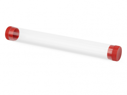 Футляр-туба пластиковый для ручки Tube 2.0, красный