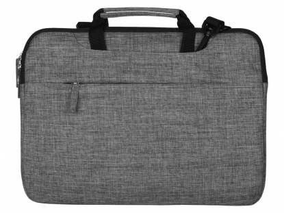 Сумка Plush c усиленной защитой ноутбука 15.6, серая