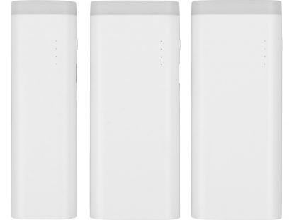 Портативное зарядное устройство Lantern, 9000 mAh, белое, все ракурсы