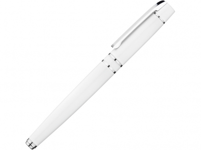 Ручка металлическая роллер Vip R, белая