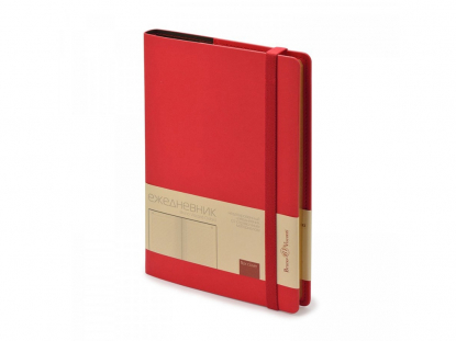 Ежедневник недатированный А5 Oxford, красный