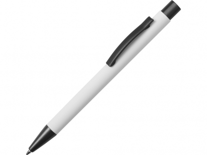 Ручка металлическая soft touch шариковая Tender, белая