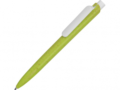 Ручка шариковая ECO W из пшеничной соломы, ярко-зеленая