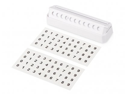 Табличка Tempark с номером телефона для временной парковки, белая