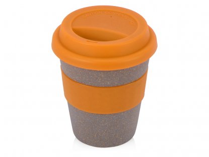 Стакан из бамбукового волокна Café, оранжевый