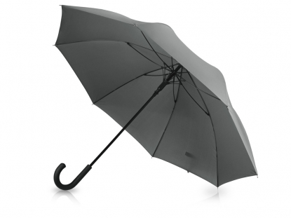 Зонт-трость Lunker с куполом диаметром 135 см, серый