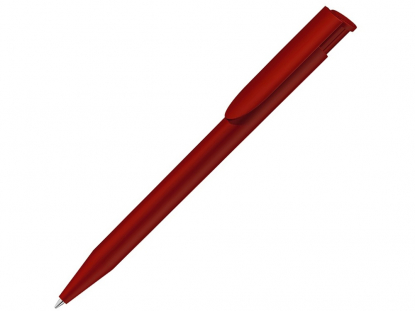 Ручка шариковая пластиковая Happy Gum, soft-touch, красная