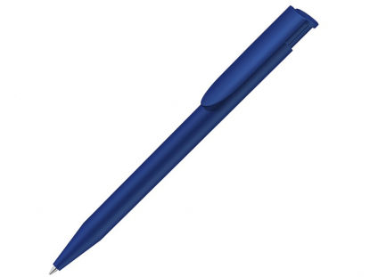 Ручка шариковая пластиковая Happy Gum, soft-touch, синяя