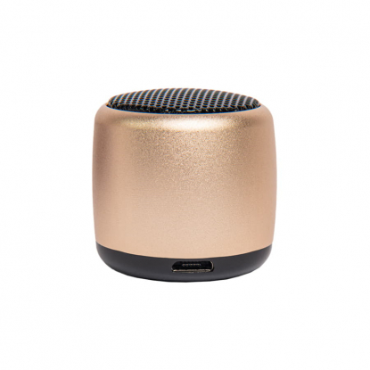 Портативная mini Bluetooth-колонка Sound Burger Loto, золотистая