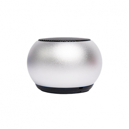 Портативная mini Bluetooth-колонка Sound Burger Ellipse, серебристая