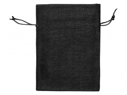 Мешочек подарочный, средний, чёрный