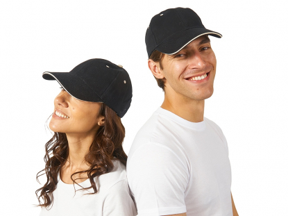 Бейсболка New Castle, черная