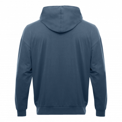 Толстовка STAN Oversize Zip с капюшоном футер без начёса, графит