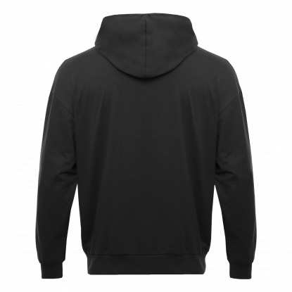 Толстовка STAN Oversize Zip с капюшоном футер без начёса, черная