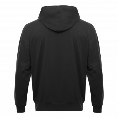 Толстовка STAN Oversize Zip с капюшоном футер без начёса, черная