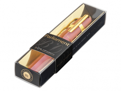 Ручка пластиковая шариковая Parliament, розовая