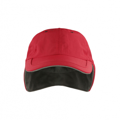 Бейсболка SNOW FLAP STOPPER-S, красная