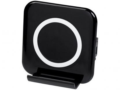 Беспроводное зарядное устройство-подставка для смартфона Catena, черное