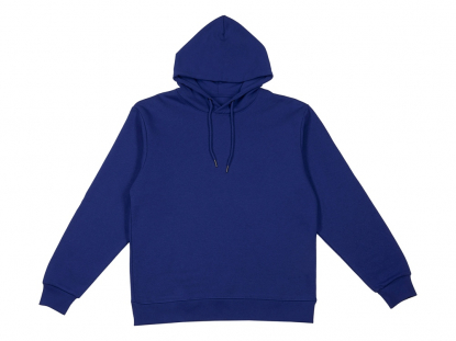 Толстовка с капюшоном Lisbon, унисекс, синяя
