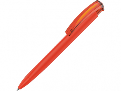Шариковая ручка трехгранная TRINITY K transparent GUM soft-touch, оранжевая