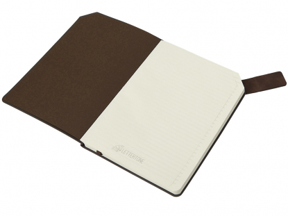 Блокнот А5 с магнитным клапаном в гибкой обложке Chaplin, коричневый