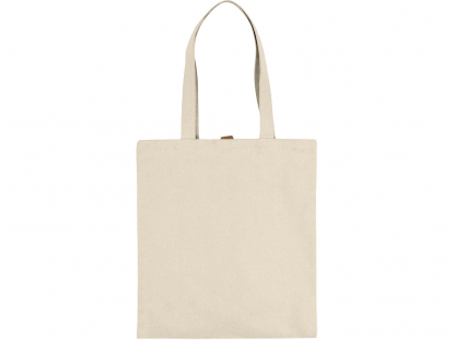 Cумка Clip с застежкой из экокожи, натуральная