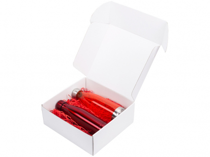 Подарочный набор с термосом и бутылкой Bottle set, красный