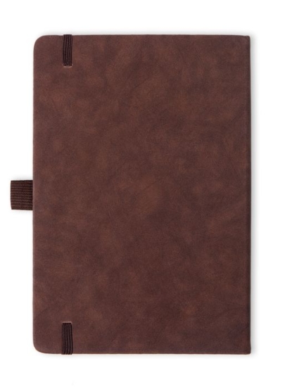 Блокнот в твердой обложке Stu, А5, темно-коричневый