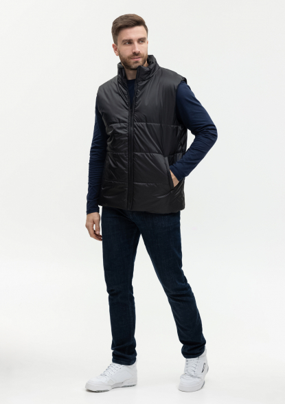 Жилет утепленный унисекс STAN 210T, черный
