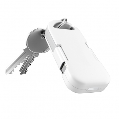 Внешний аккумулятор-брелок VONMAHLEN Evergreen Go, 1000 мАч, белый