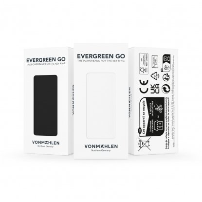 Внешний аккумулятор-брелок VONMAHLEN Evergreen Go, 1000 мАч, упаковка