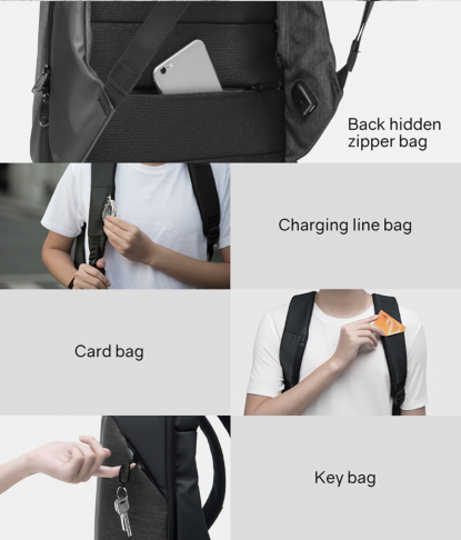 Рюкзак KORIN ClickPack, серый