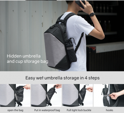 Рюкзак KORIN ClickPack, серый