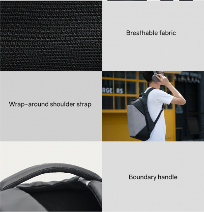 Рюкзак KORIN ClickPack, серый